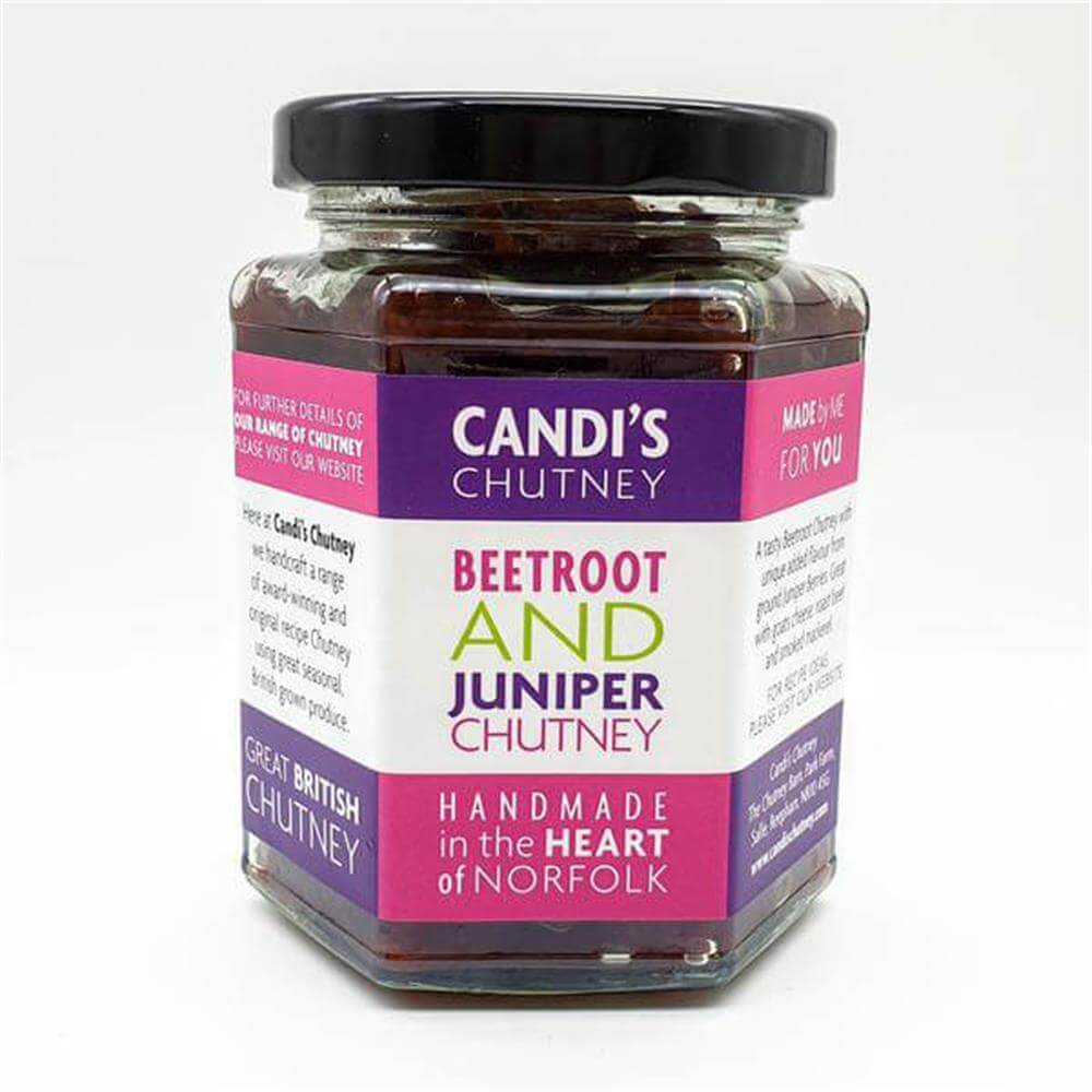 CANDI'S BEETROOT AND JUNIPER CHUTNEY 284G